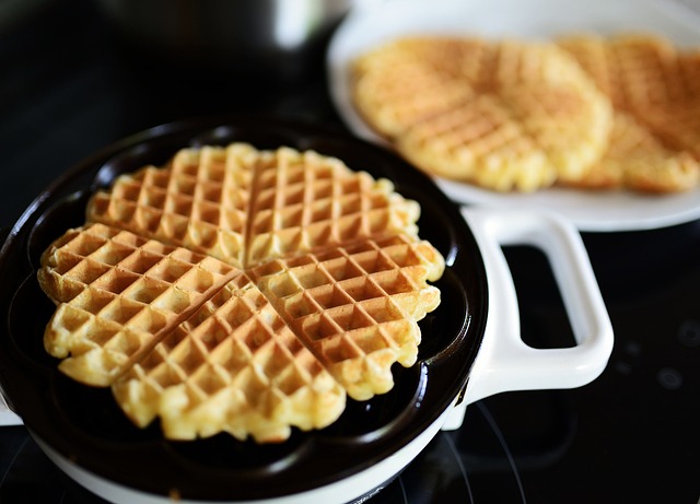 Belgische Herz-Waffeln